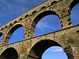Le pont du Gard, aqueduc Romain - Nimes, France